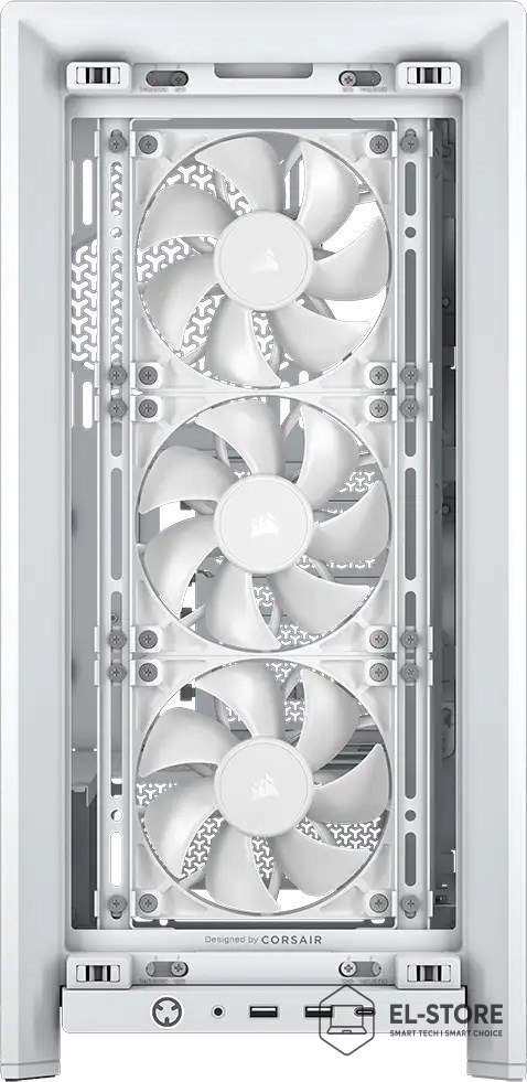 Corsair Obudowa komputera CORSAIR Geh Midi FRAME 4000D RS Mid-Tower, Biały