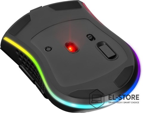 Defender DEFENDER MYSZ BEZPRZEWODOWA GM-709L WARLOCK RF RGB 2400DPI 8P, 5 TRYBÓW PODŚWIETLENIA, DZIUROWANA 52709