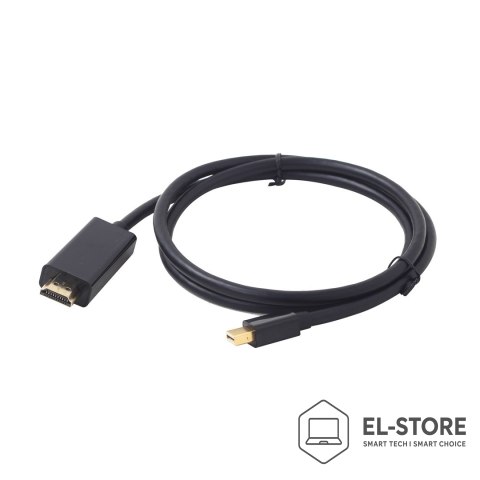 GEMBIRD Kabel GEMBIRD CC-mDP-HDMI-6 (Mini DisplayPort M - HDMI M; 1,8m; kolor czarny)