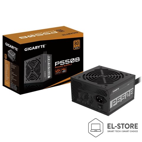 Gigabyte Gigabyte P550B moduł zasilaczy 550 W 20+4 pin ATX ATX Czarny