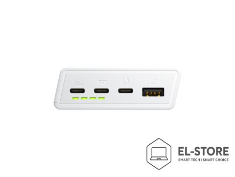 Green Cell GREEN CELL POWERBANK POWERPLAY 20S BIAŁY 20000MAH 22,5W 3X USB-C PD 1X USB-A