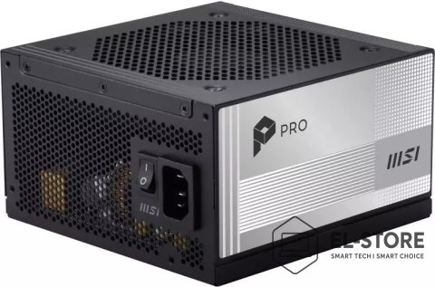 MSI Zasilacz MSI PRO A850PL PCIE5 850W 120mm 80plus Platinum aPFC