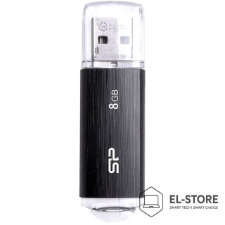 Silicon Power Pendrive Silicon Power Ultima U02 8GB USB 2.0 kolor czarny (SP008GBUF2U02V1K)