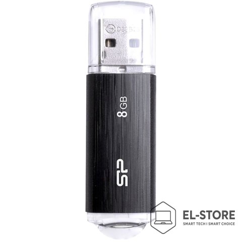 Silicon Power Pendrive Silicon Power Ultima U02 8GB USB 2.0 kolor czarny (SP008GBUF2U02V1K)