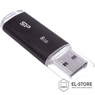 Silicon Power Pendrive Silicon Power Ultima U02 8GB USB 2.0 kolor czarny (SP008GBUF2U02V1K)