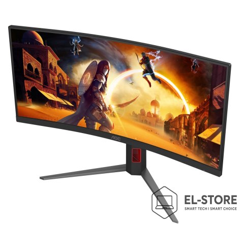 AOC Monitor AOC CU34G4Z 34-calowy, Szybkie VA, WQHD 21:9, 240 Hz, 1 ms, 3440 x 1440 pikseli, 450 cd/m2, ilość portów HDMI: 2, kolor 