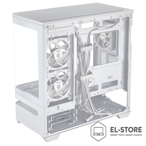 ASUS Obudowa ASUS PRIME AP202 TG ARGB WHITE