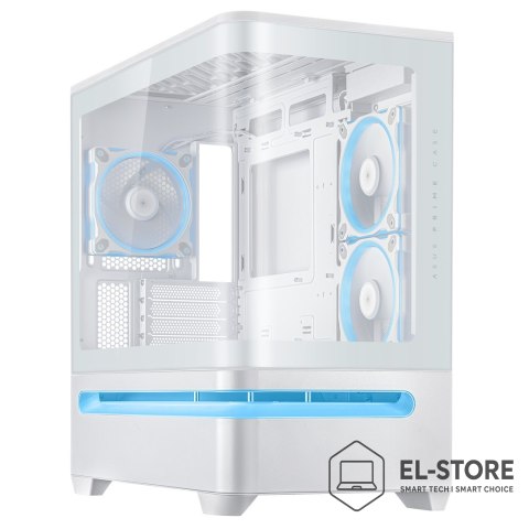 ASUS Obudowa ASUS PRIME AP202 TG ARGB WHITE