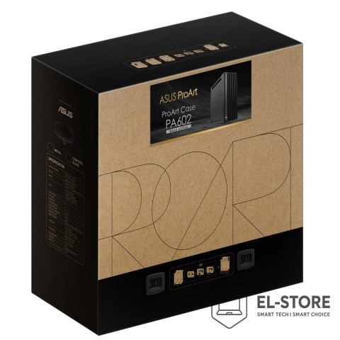 ASUS Obudowa Asus PROART PA602 WOOD METAL PWM BLACK