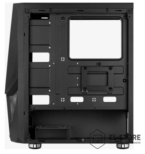 Aerocool OBUDOWA AEROCOOL PGS ZAURON FRGB-G-BK-v1 BLACK