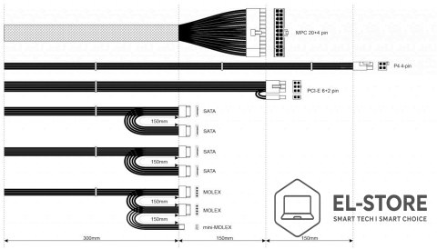 Akyga Zasilacz Akyga Basic AK-B1-600 (600 W; Pasywne; 120 mm)