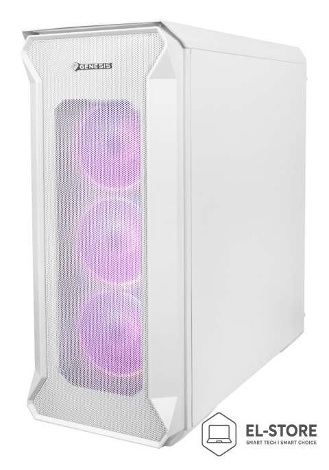 GENESIS GENESIS OBUDOWA IRID 505 ARGB BIAŁA MIDI TOWER NPC-1872