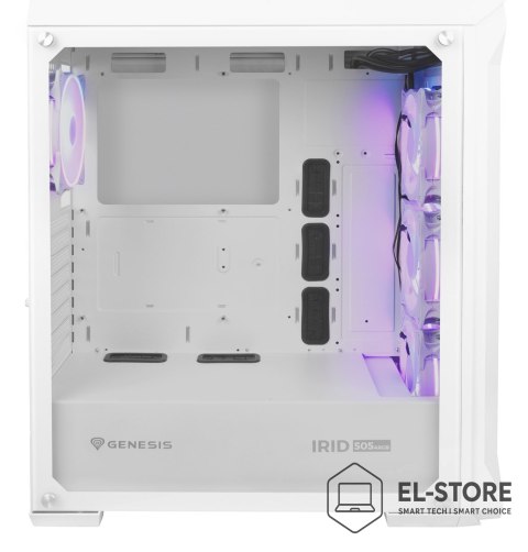 GENESIS GENESIS OBUDOWA IRID 505 ARGB BIAŁA MIDI TOWER NPC-1872