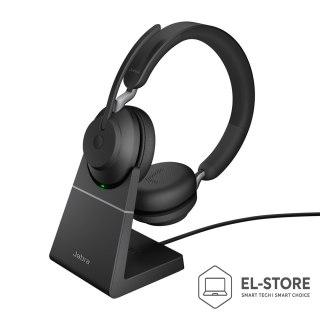 Jabra Jabra Evolve2 65, UC Stereo Zestaw słuchawkowy Bezprzewodowy Opaska na głowę