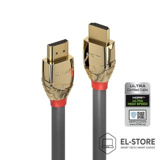 LINDY Lindy 37601 kabel HDMI 1 m HDMI Typu A (Standard) Szary
