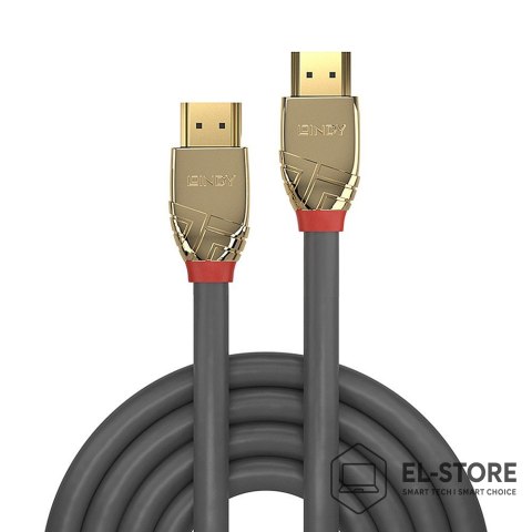 LINDY Lindy 37601 kabel HDMI 1 m HDMI Typu A (Standard) Szary