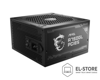MSI Zasilacz MSI MAG A750GL PCIE5 750W 80+ Gold ATX 3.1