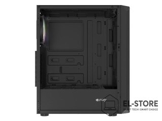 NATEC FURY OBUDOWA KOMPUTEROWA FURY SHOBO RGB MIDI TOWER Z OKNEM CZARNA