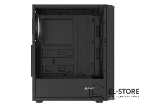 NATEC FURY OBUDOWA KOMPUTEROWA FURY SHOBO RGB MIDI TOWER Z OKNEM CZARNA
