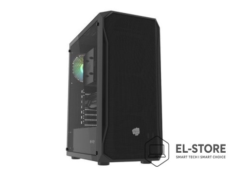 NATEC FURY OBUDOWA KOMPUTEROWA FURY SHOBO RGB MIDI TOWER Z OKNEM CZARNA