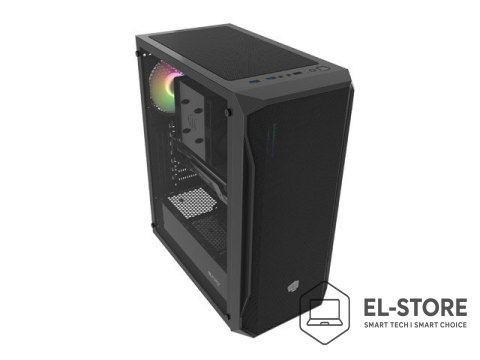 NATEC FURY OBUDOWA KOMPUTEROWA FURY SHOBO RGB MIDI TOWER Z OKNEM CZARNA