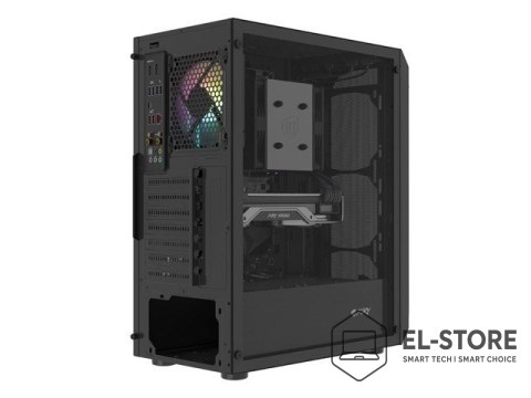 NATEC FURY OBUDOWA KOMPUTEROWA FURY SHOBO RGB MIDI TOWER Z OKNEM CZARNA