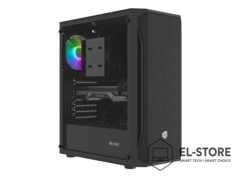 NATEC FURY OBUDOWA KOMPUTEROWA FURY SHOBO RGB MIDI TOWER Z OKNEM CZARNA