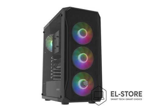 NATEC FURY OBUDOWA KOMPUTEROWA FURY SHOBO SH4F RGB MIDI Z OKNEM CZARNA