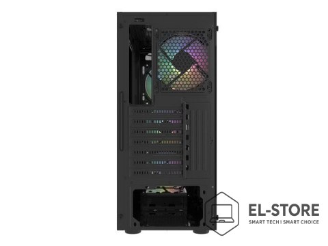 NATEC FURY OBUDOWA KOMPUTEROWA FURY SHOBO SH4F RGB MIDI Z OKNEM CZARNA