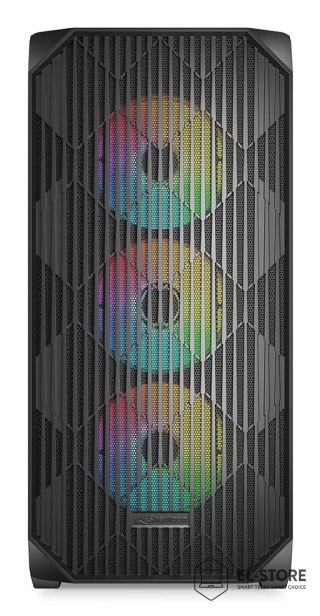 Sharkoon Obudowa komputerowa Sharkoon AK3 RGB Czarne Szkło Hartowane