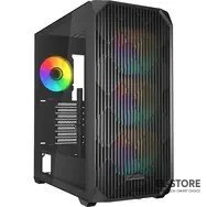 Sharkoon Obudowa komputerowa Sharkoon AK3 RGB Czarne Szkło Hartowane