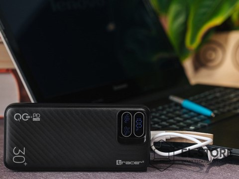 Tracer TRACER POWERBANK BLAZE 30000MAH 65W CZARNY