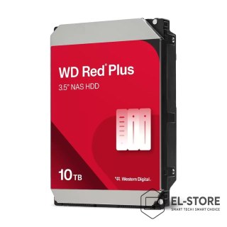WD Dysk HDD WD Red Plus WD100EFGX (10 TB ; 3.5"; 512 MB; 7200 obr/min)