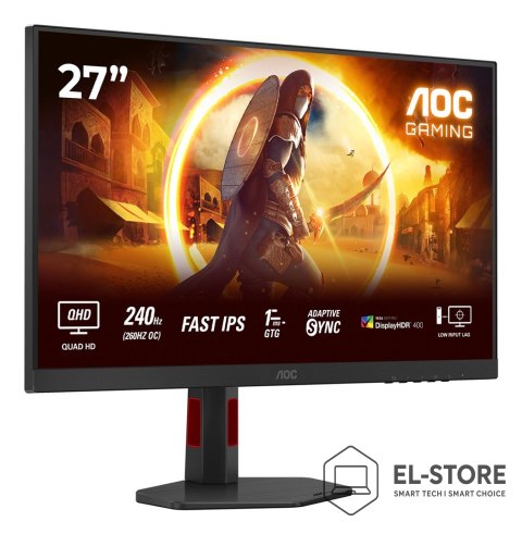AOC MONITOR AOC LED 27" Q27G4ZR Fast IPS QHD 240Hz (260Hz O/C)