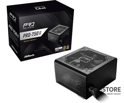 Asrock Zasilacz ASRock PRO-750G 750W 80 PLUS Gold