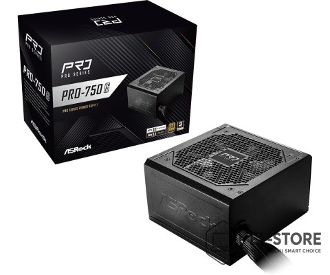 Asrock Zasilacz ASRock PRO-750G 750W 80 PLUS Gold
