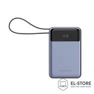 CANYON Power bank OnPower 600 built-in cable 20000 mAh PD65W dark grey