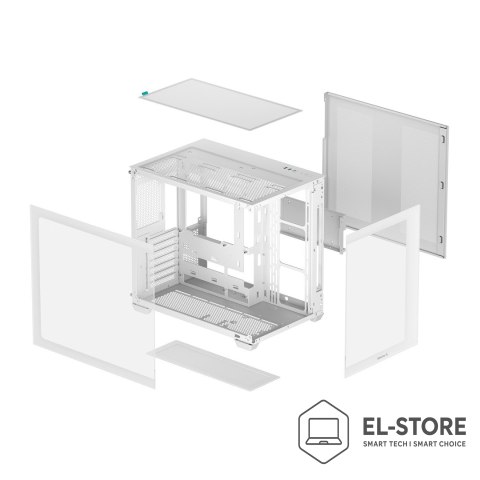 DEEPCOOL Obudowa DeepCool CG530 biala