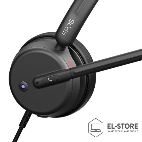 EPOS Słuchawki nauszne przewodowe Epos Impact 460T USB-C + Adapter USB-A