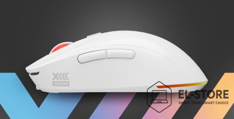 GENESIS GENESIS Zircon XIII myszka Gaming Oburęczny RF Wireless + USB Type-C Optyczny 26000 DPI