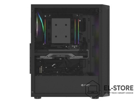 NATEC FURY OBUDOWA KOMPUTEROWA FURY SHOBO SH4F RGB MIDI Z OKNEM CZARNA