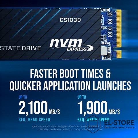 PNY Technologies Dysk SSD PNY CS1030 2TB M.2 2280 PCI-E x4 Gen3 NVMe