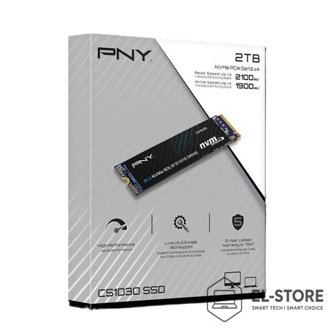 PNY Technologies Dysk SSD PNY CS1030 2TB M.2 2280 PCI-E x4 Gen3 NVMe