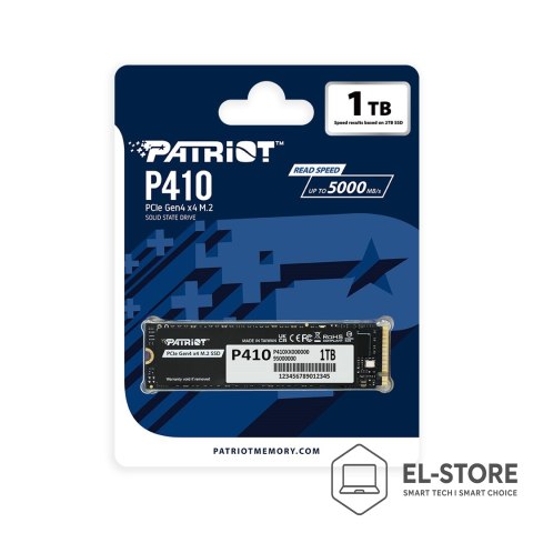 Patriot Memory Dysk SSD Patriot Viper P410 M.2 PCI-Ex4 NVMe 1.4 1TB 5GB/s (P410P1TBM28H)