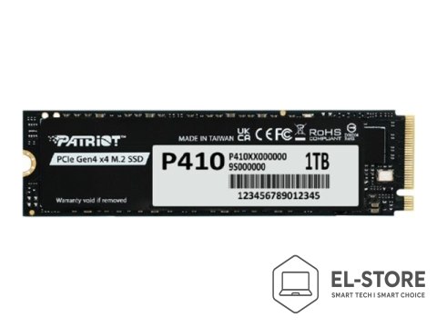 Patriot Memory Dysk SSD Patriot Viper P410 M.2 PCI-Ex4 NVMe 1.4 1TB 5GB/s (P410P1TBM28H)