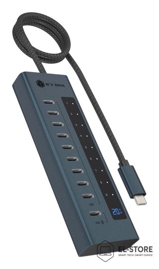 RAIDSONIC ICY BOX IB-HUB1450-C31 10000 Mbit/s Antracyt