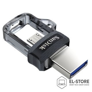 SanDisk Pendrive SanDisk ULTRA SDDD3-128G-G46 (128GB; microUSB, USB 3.0; kolor szary)