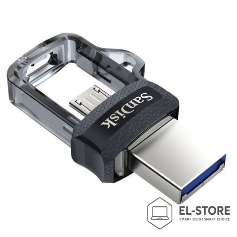 SanDisk Pendrive SanDisk ULTRA SDDD3-128G-G46 (128GB; microUSB, USB 3.0; kolor szary)