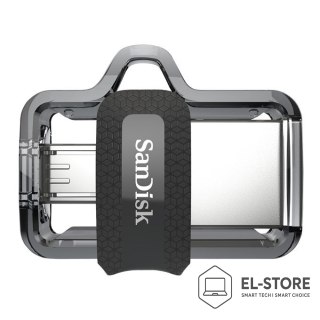 SanDisk Pendrive SanDisk ULTRA SDDD3-128G-G46 (128GB; microUSB, USB 3.0; kolor szary)