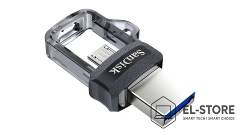 SanDisk Pendrive SanDisk Ultra Dual Drive SDDD3-064G-G46 (64GB; microUSB, USB 3.0; kolor czarny)
